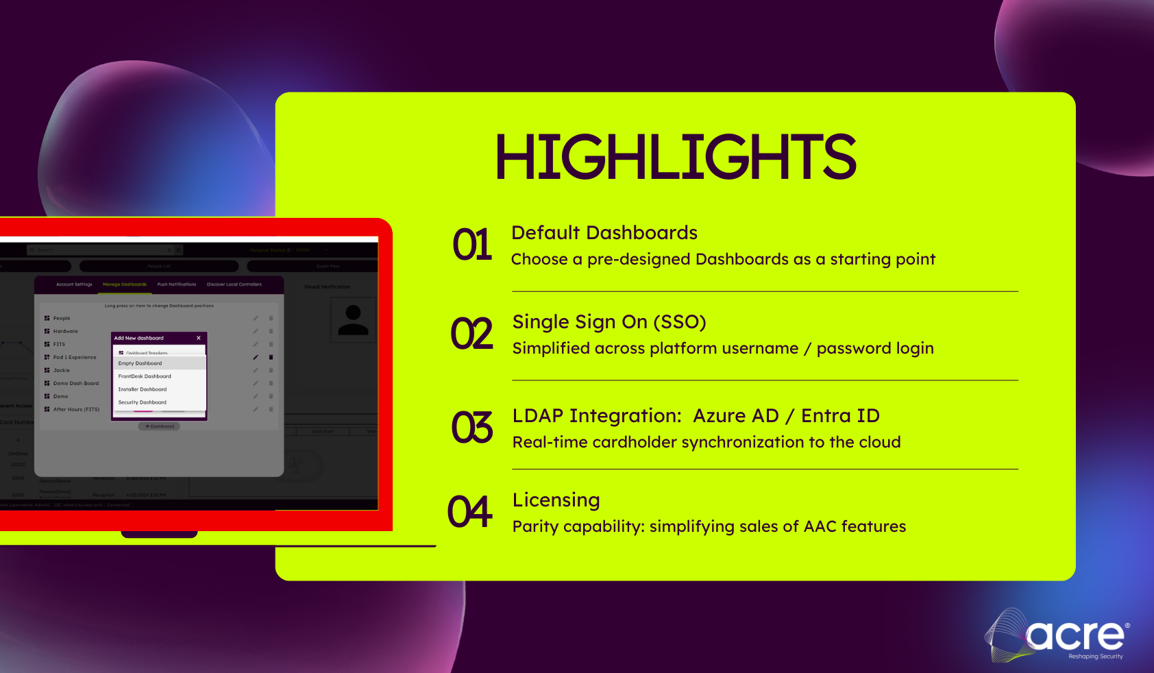 AAC Software Release highlights