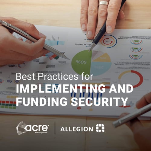 Webinar - Best Practices for Implementing and Funding Security