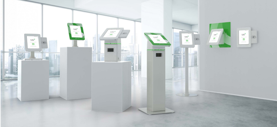 Acre Visitor Management iPad kiosks